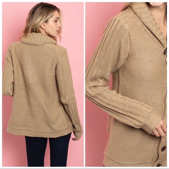 NEW‼️KHAKI SWEATER- sweater - Picture 2 of 2